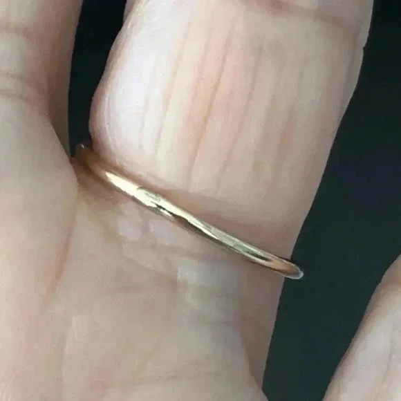 SIZE 6.5 14k Gold Filled Austrian Crystal Wedding Ring NWT - Picture 4 of 7